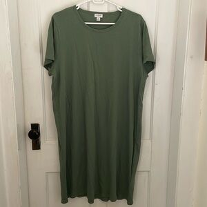 NWOT J Crew Short-Sleeve T-Shirt Dress, Size XL.